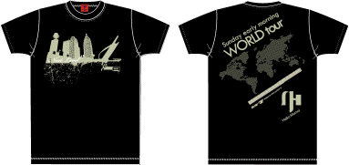 モモーイワールドツアー2008Tシャツブラック